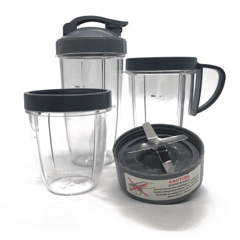 JOYSTAR Cup and Blade Set for NutriBullet Replacement High Speed Blender Mixer System,nutribullet 900 series replacement parts (7) - Image 1